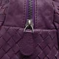 Miniatyrbillede 9 af 10: Pre-owned Bottega Veneta Nappa Intrecciato Shoulder Bag Purple
