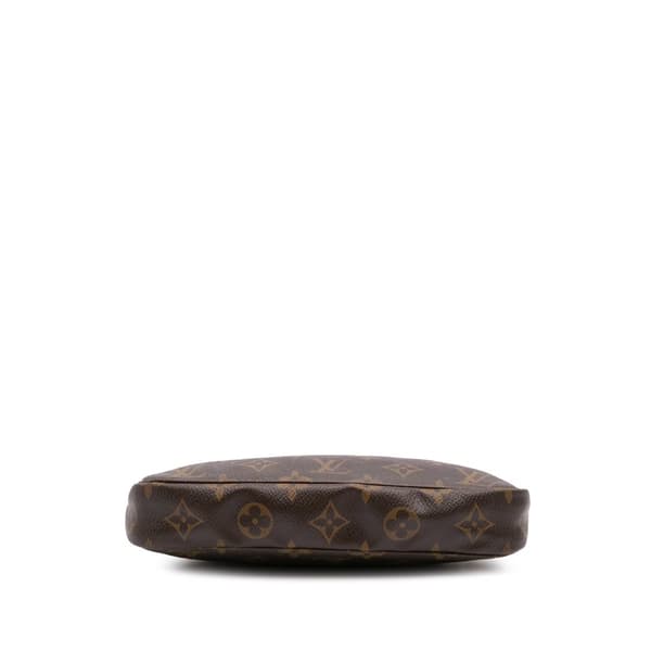 Pre-owned Louis Vuitton Monogram Pochette Accessoires Brown