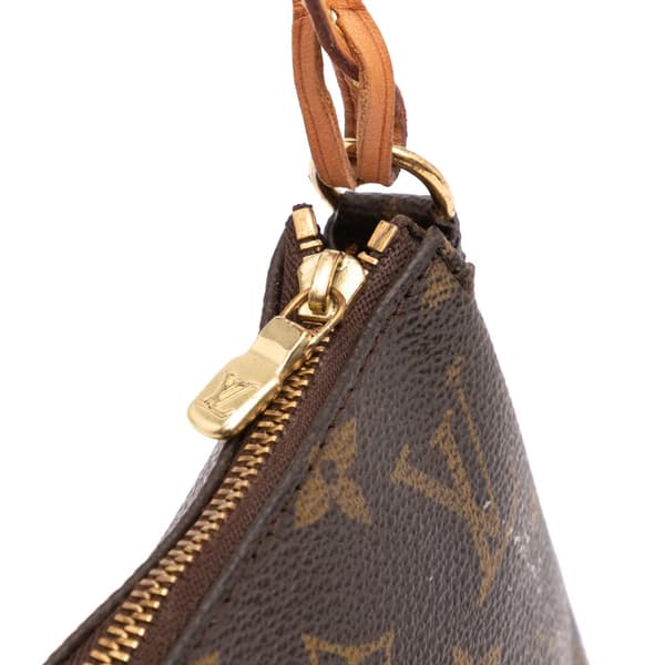 Pre-owned Louis Vuitton Monogram Pochette Accessoires Brown