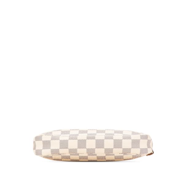 Pre-owned Louis Vuitton Damier Azur Pochette Accessoires White