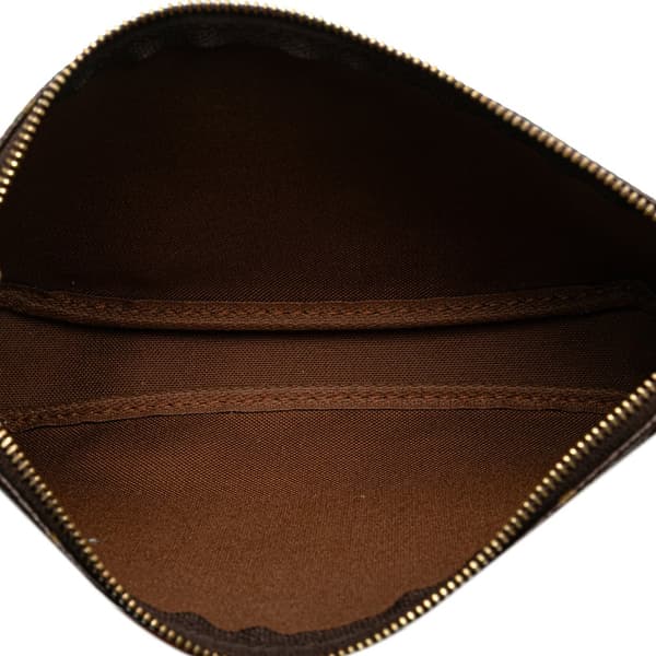 Pre-owned Louis Vuitton Monogram Pochette Accessoires Brown