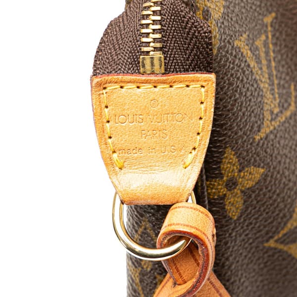 Pre-owned Louis Vuitton Monogram Pochette Accessoires Brown