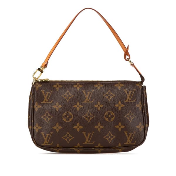 Pre-owned Louis Vuitton Monogram Pochette Accessoires Brown