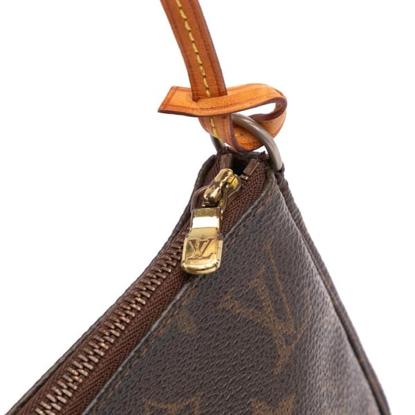 Pre-owned Louis Vuitton Monogram Pochette Accessoires Brown