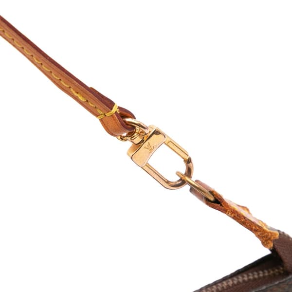 Pre-owned Louis Vuitton Monogram Pochette Accessoires Brown