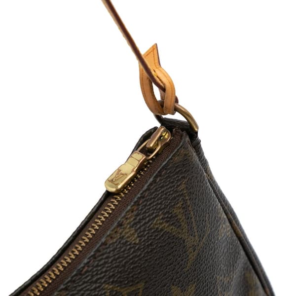 Pre-owned Louis Vuitton Monogram Pochette Accessoires Brown