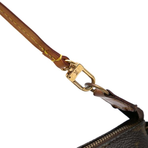 Pre-owned Louis Vuitton Monogram Pochette Accessoires Brown