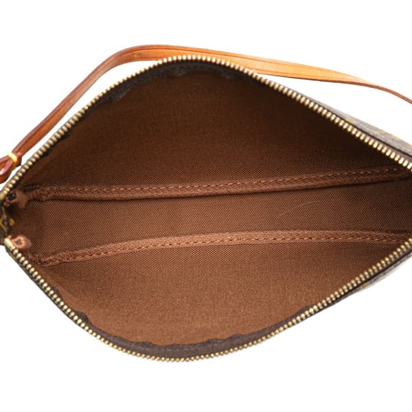 Pre-owned Louis Vuitton Monogram Pochette Accessoires Brown