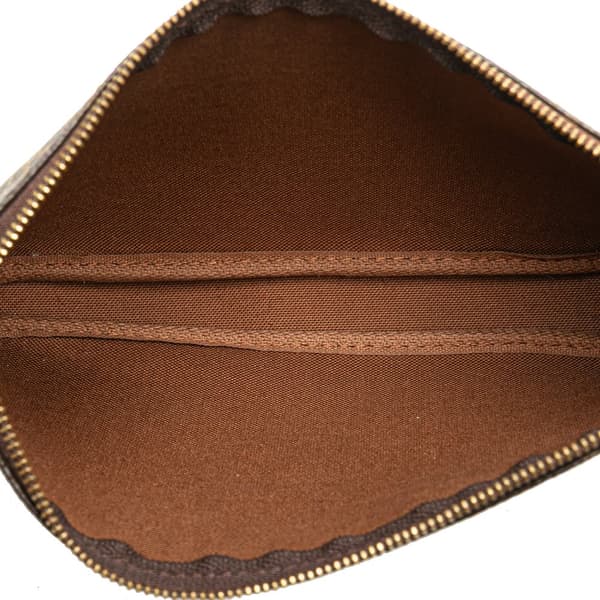Pre-owned Louis Vuitton Monogram Pochette Accessoires Brown