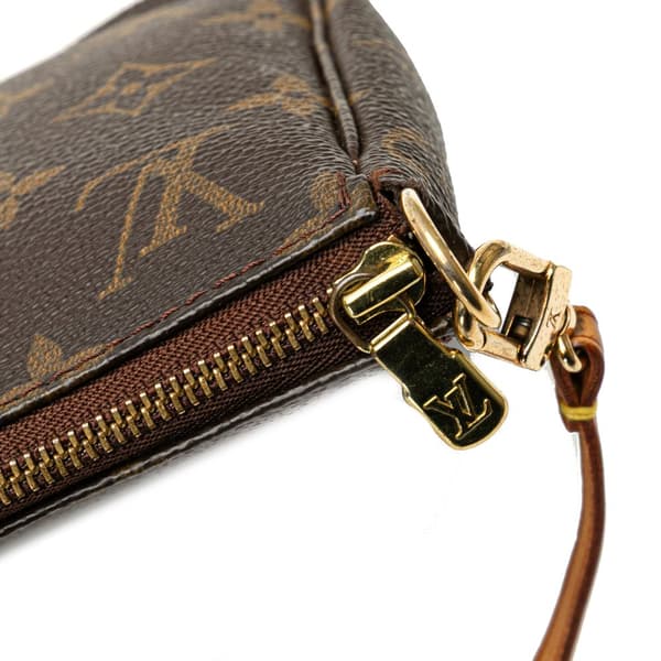 Pre-owned Louis Vuitton Monogram Pochette Accessoires Brown
