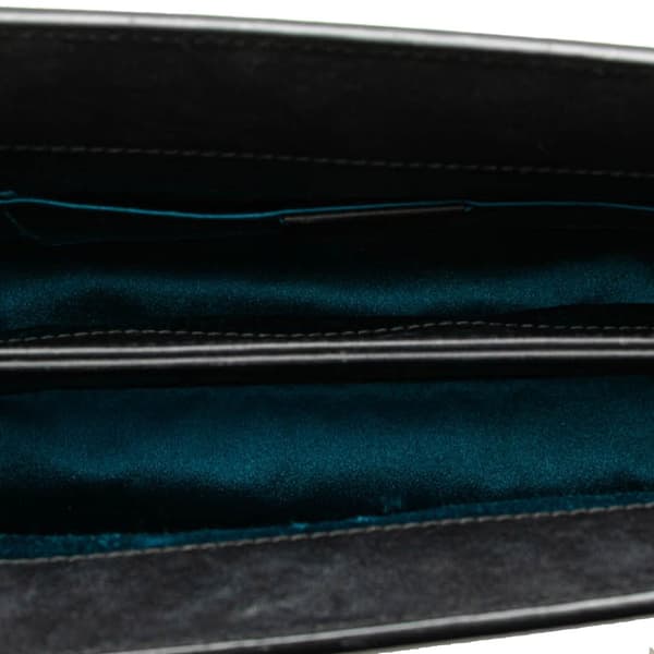 Pre-owned Gucci Small Suede Dragon Ophidia Shoulder Bag Blue