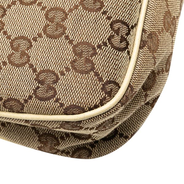 Pre-owned Gucci GG Canvas Eclipse Shoulder Bag Brown