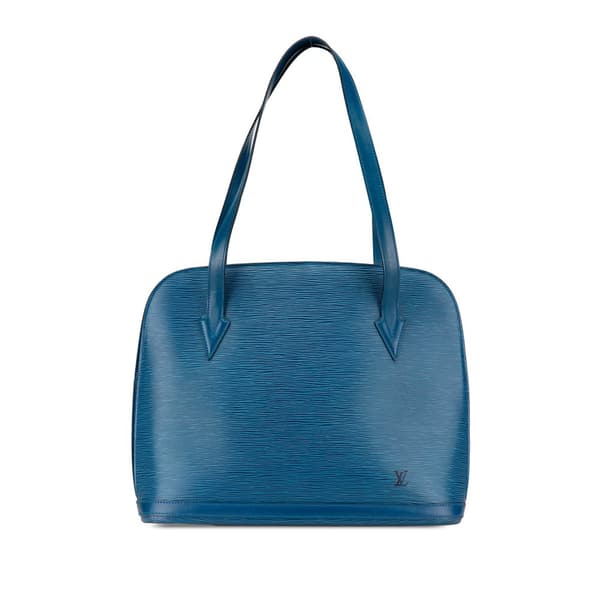 Pre-owned Louis Vuitton Epi Lussac Blue