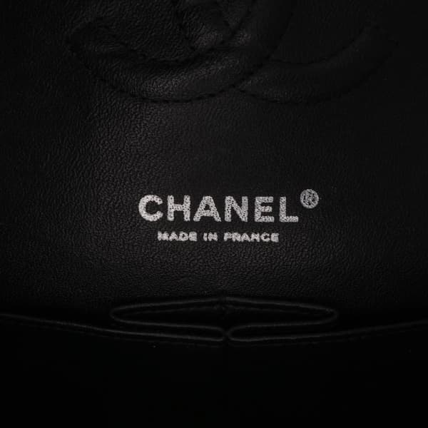 Pre-owned Chanel Medium Classic Patent Double Flap Black
