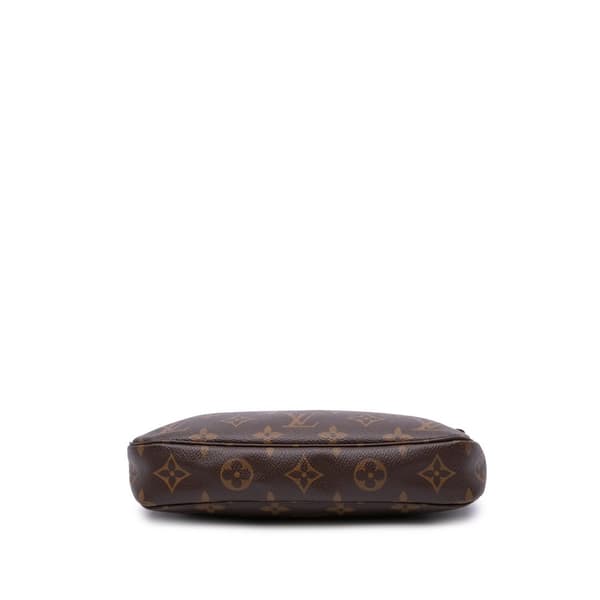 Pre-owned Louis Vuitton Monogram Pochette Accessoires Brown