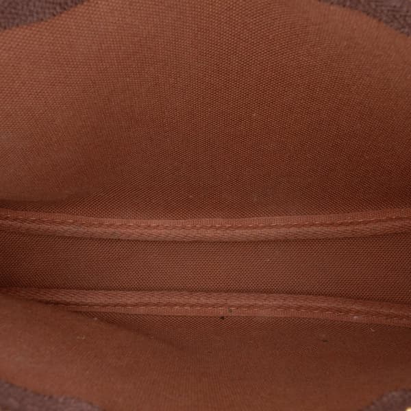 Pre-owned Louis Vuitton Monogram Pochette Accessoires Brown