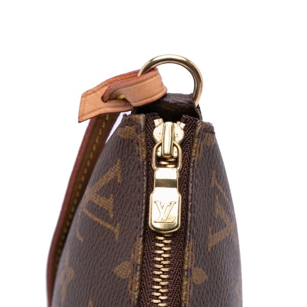 Pre-owned Louis Vuitton Monogram Pochette Accessoires Brown