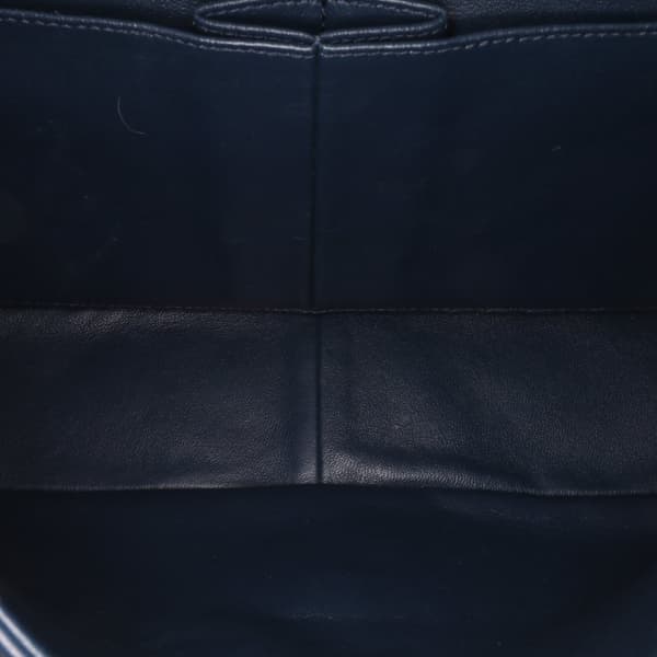 Pre-owned Chanel Jumbo Classic Patent Double Flap Blue