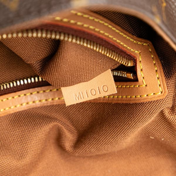 Pre-owned Louis Vuitton Monogram Mini Looping Brown