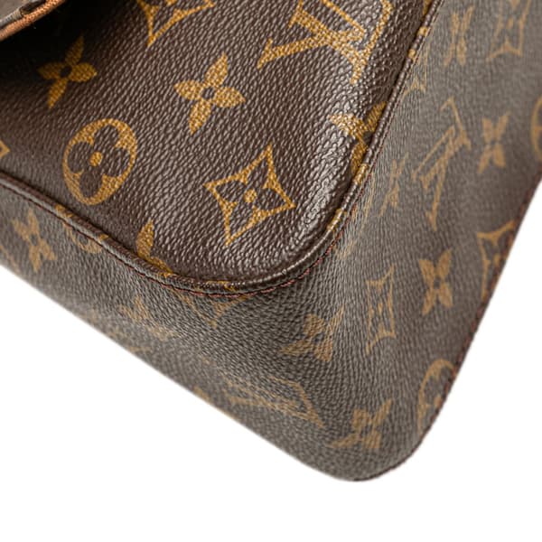 Pre-owned Louis Vuitton Monogram Mini Looping Brown