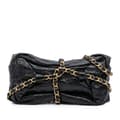 Miniatyrbillede 1 af 10: Pre-owned Chanel Quilted Calfskin Midnight Swim Baluchon Bag Black