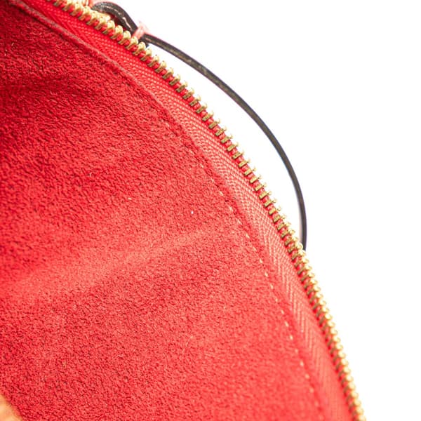 Pre-owned Louis Vuitton Epi Pochette Accessoires Red
