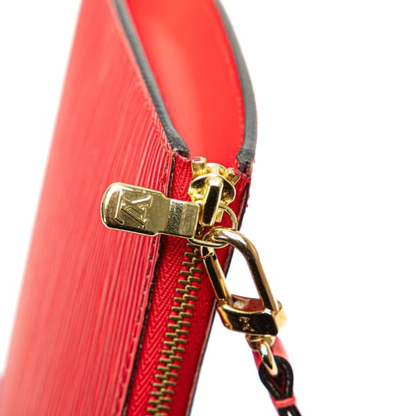 Pre-owned Louis Vuitton Epi Pochette Accessoires Red