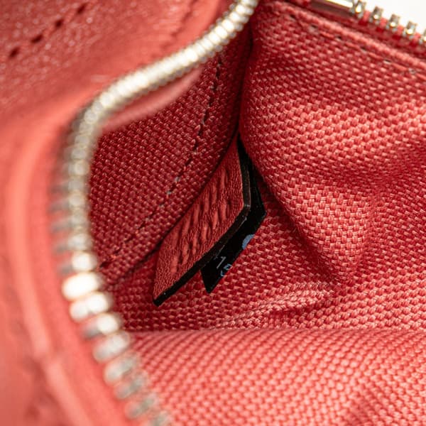 Pre-owned Gucci Mini Leather Blondie Shoulder Bag Pink