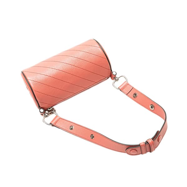 Pre-owned Gucci Mini Leather Blondie Shoulder Bag Pink