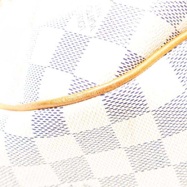 Pre-owned Louis Vuitton Damier Azur Galliera PM White