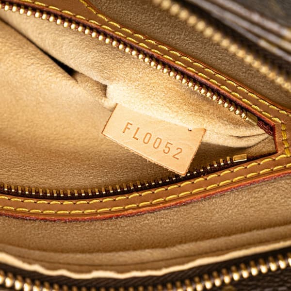 Pre-owned Louis Vuitton Monogram Looping MM Brown