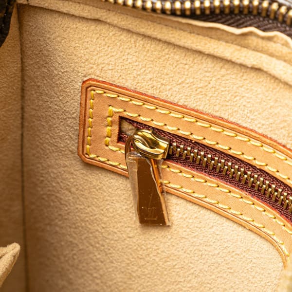 Pre-owned Louis Vuitton Monogram Looping MM Brown