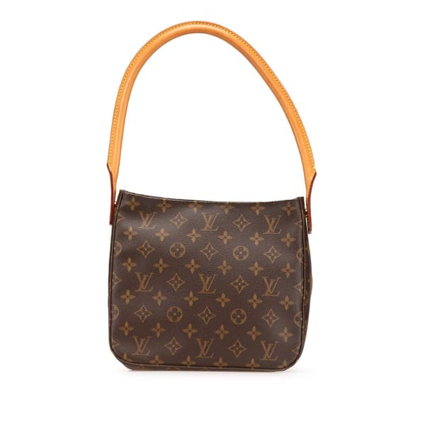 Pre-owned Louis Vuitton Monogram Looping MM Brown