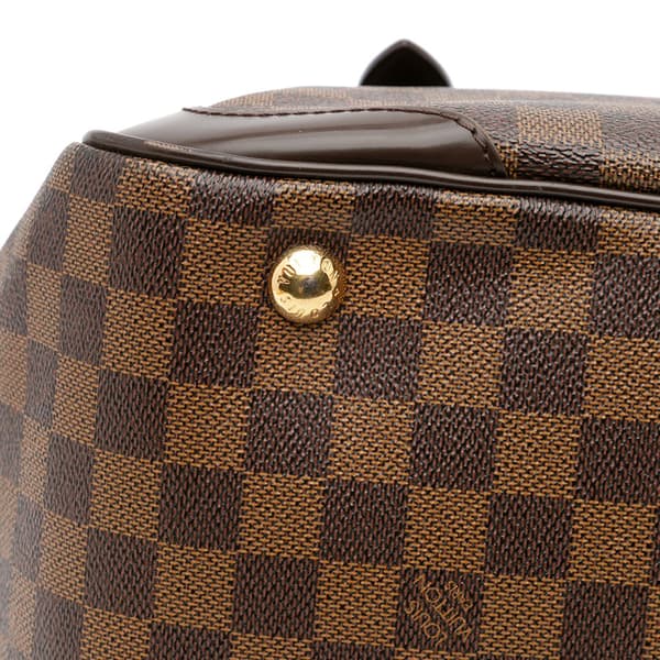 Pre-owned Louis Vuitton Damier Ebene Verona MM Brown
