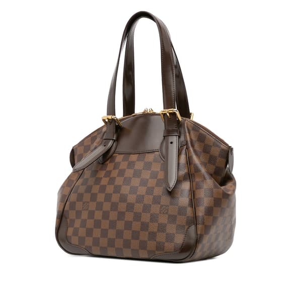 Pre-owned Louis Vuitton Damier Ebene Verona MM Brown