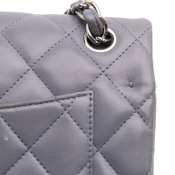 Pre-owned Chanel Jumbo Classic Lambskin Double Flap Purple