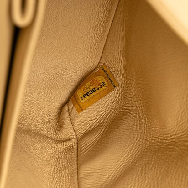 Pre-owned Chanel Medium Classic Tweed Double Flap Brown