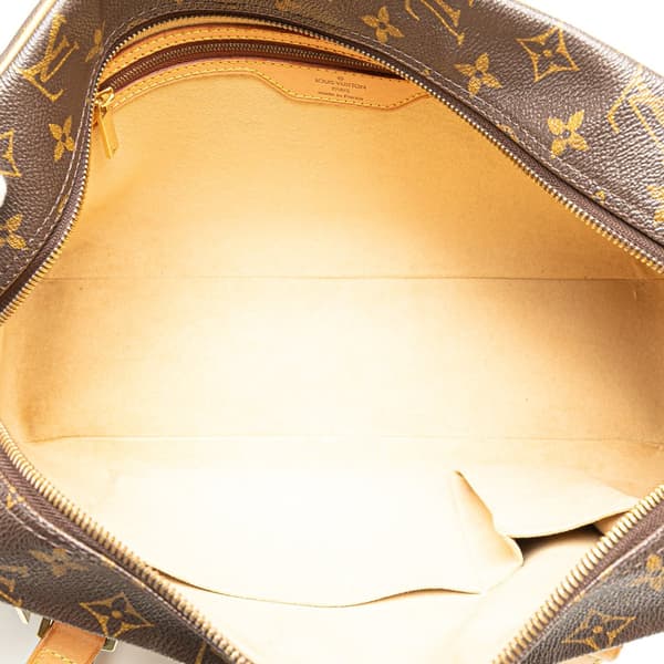 Pre-owned Louis Vuitton Monogram Cite GM Brown