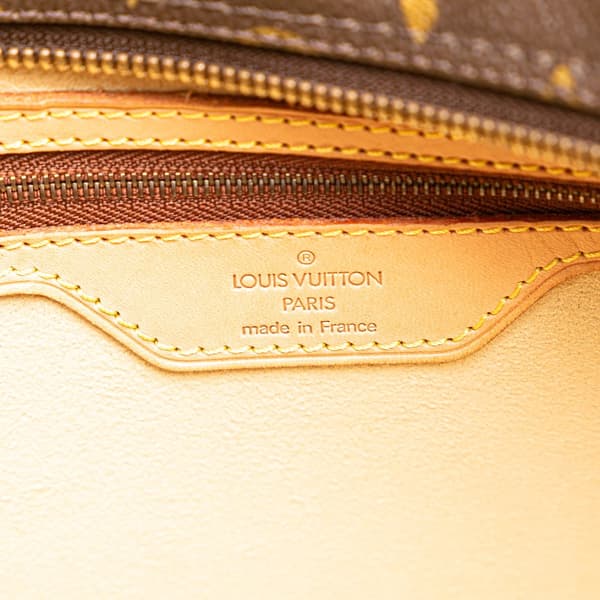 Pre-owned Louis Vuitton Monogram Cite GM Brown