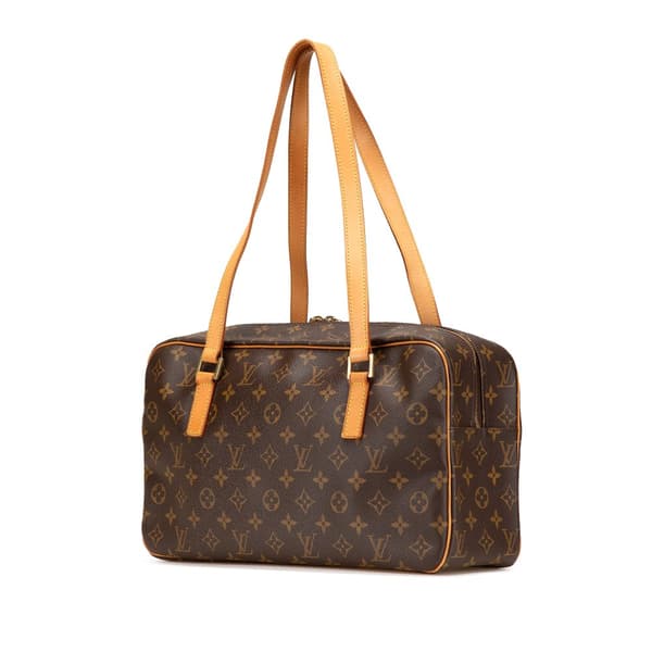 Pre-owned Louis Vuitton Monogram Cite GM Brown