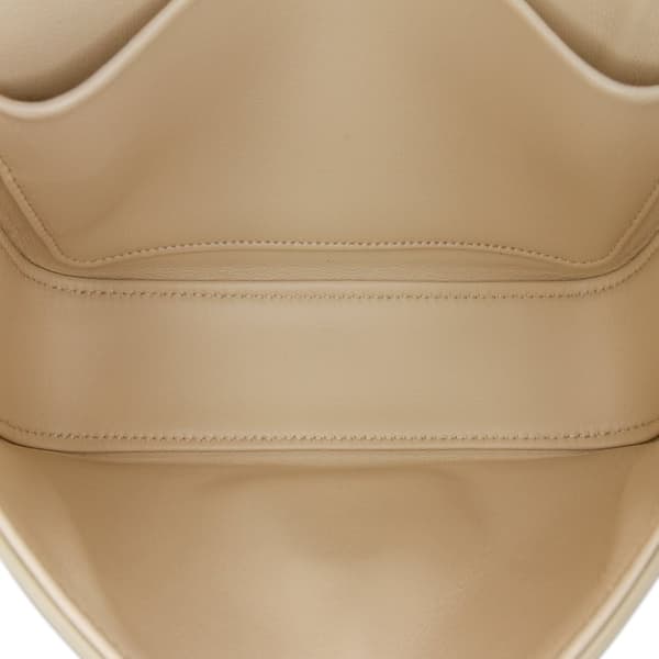 Pre-owned Celine Triomphe Leather Claude Shoulder Bag Brown