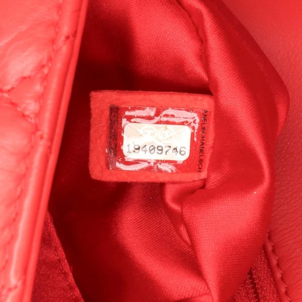 Pre-owned Chanel Quilted Calfskin Tender Touch Flap Red