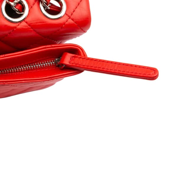 Pre-owned Chanel Quilted Calfskin Tender Touch Flap Red