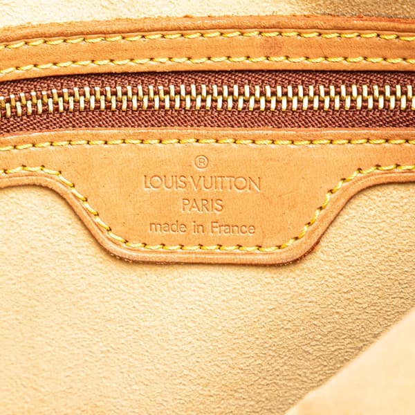 Pre-owned Louis Vuitton Monogram Looping GM Brown