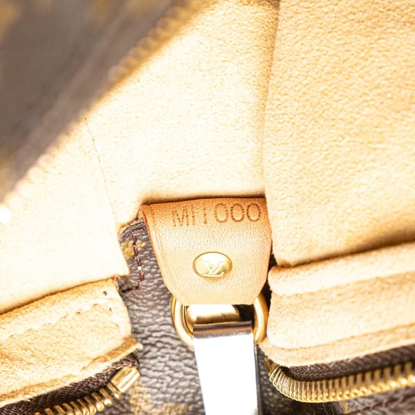 Pre-owned Louis Vuitton Monogram Looping GM Brown