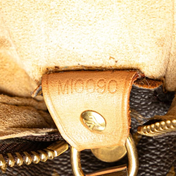 Pre-owned Louis Vuitton Monogram Looping GM Brown