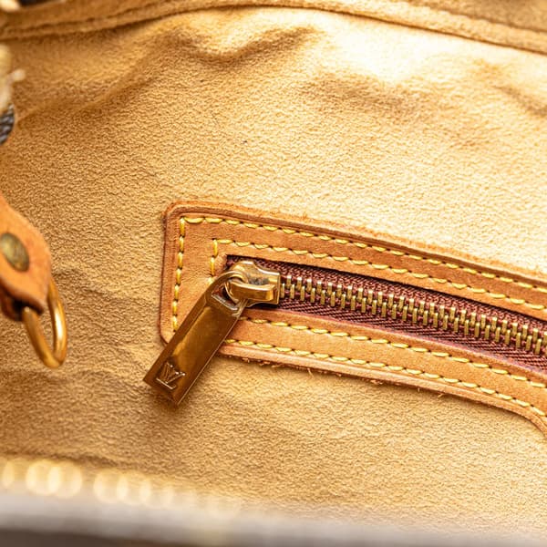 Pre-owned Louis Vuitton Monogram Looping GM Brown