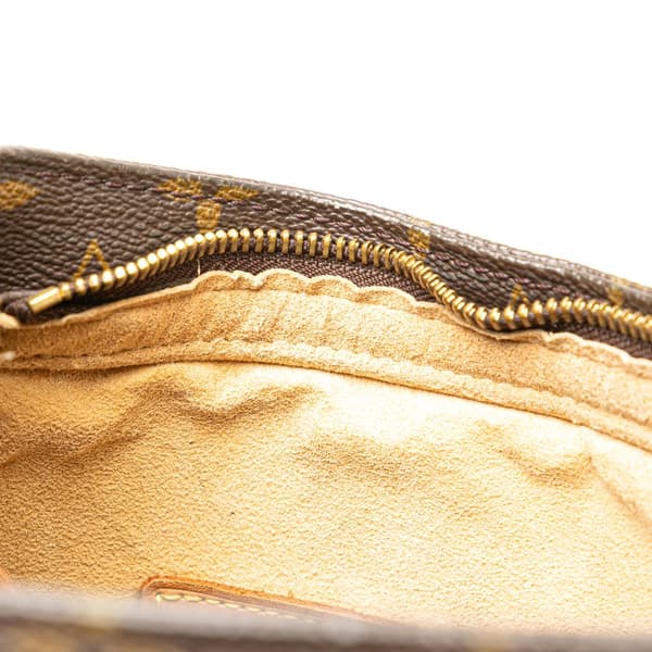 Pre-owned Louis Vuitton Monogram Looping GM Brown