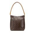 Miniatyrbilde 1 av 10: Pre-owned Louis Vuitton Monogram Looping GM Brown
