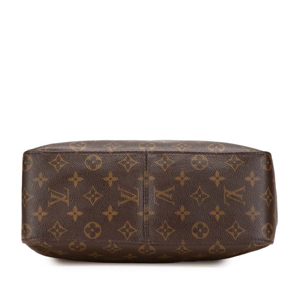 Pre-owned Louis Vuitton Monogram Looping GM Brown